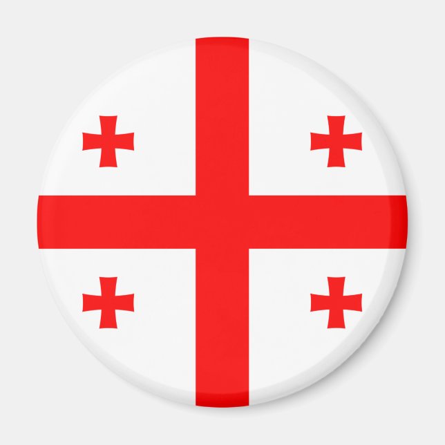 Imán Bandera de Georgia (Frente)
