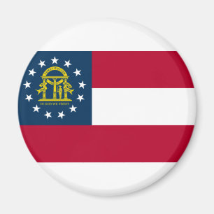 Imán Bandera de Georgia (Estado de los Estados Unidos)