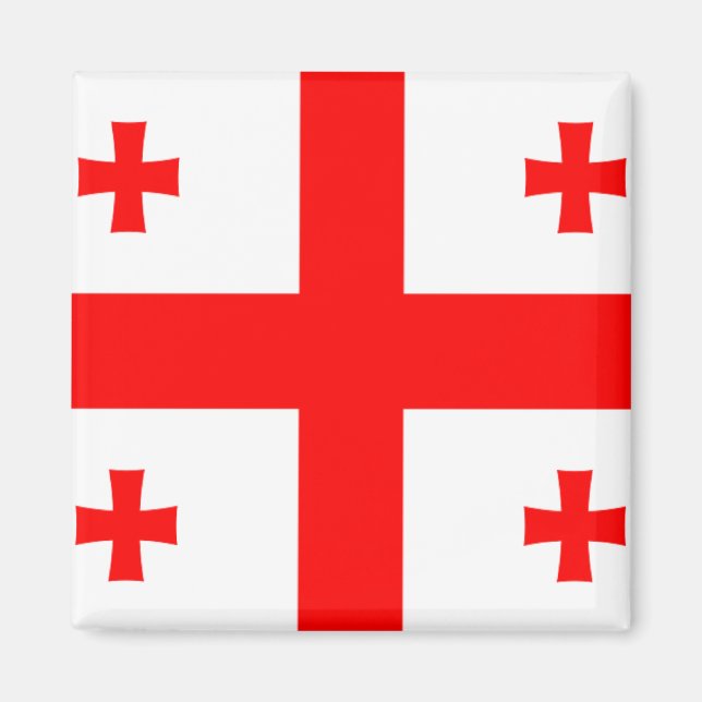 Imán Bandera de Georgia (país) (Frente)