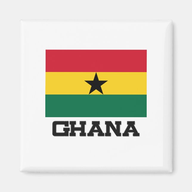 Imán Bandera de Ghana (Frente)