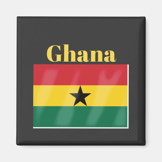 Imán Bandera de Ghana (Frente)