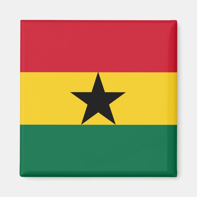 Imán Bandera de Ghana (Frente)