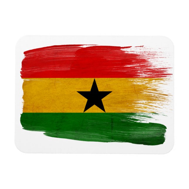 Imán Bandera de Ghana (Horizontal)