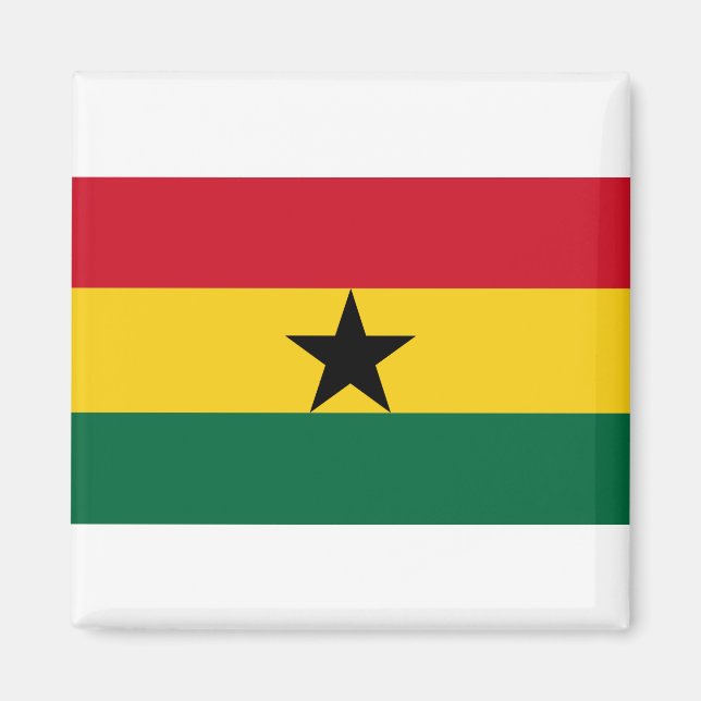 Imán Bandera de Ghana (Frente)