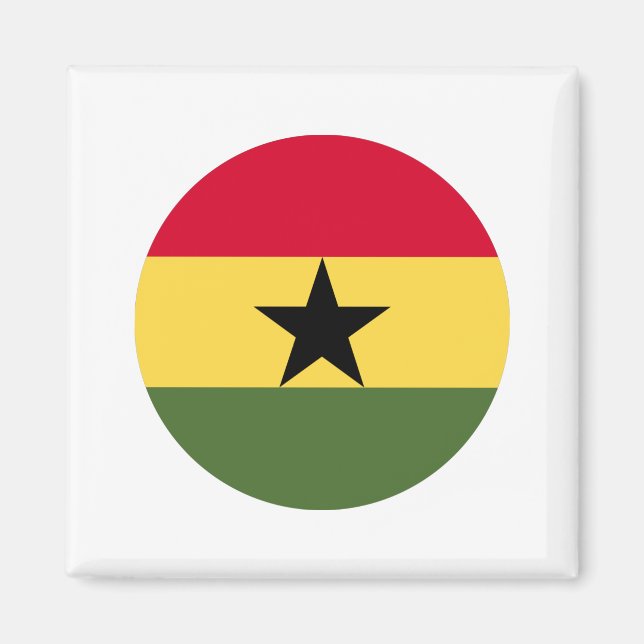 Imán Bandera de Ghana (Frente)