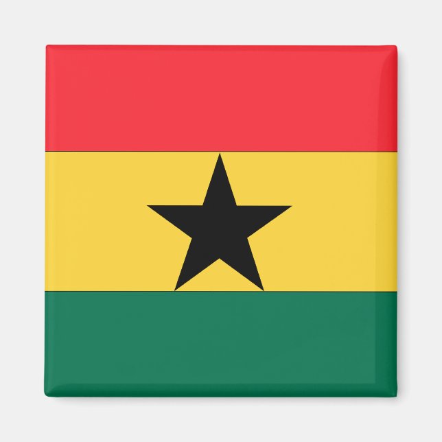 Imán Bandera de Ghana (Frente)