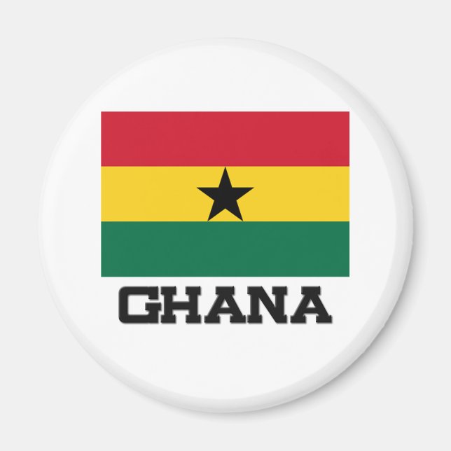 Imán Bandera de Ghana (Frente)