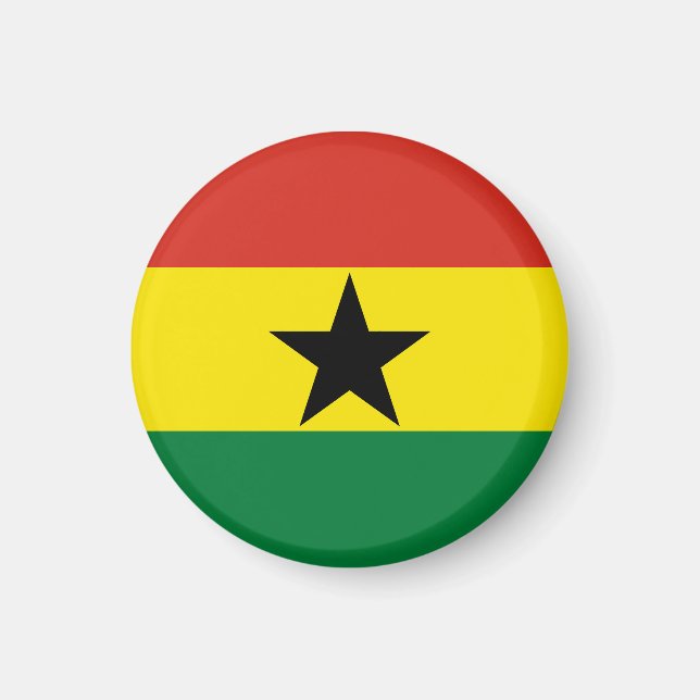 Imán bandera de Ghana (Frente)