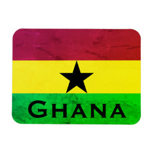 Imán Bandera de Ghana (África occidental)