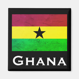 Imán Bandera de Ghana (África occidental)