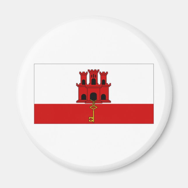 Imán Bandera de Gibraltar (Frente)