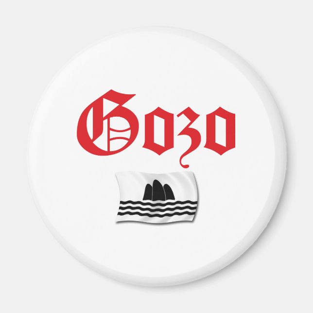 Imán Bandera de Gozo (Frente)