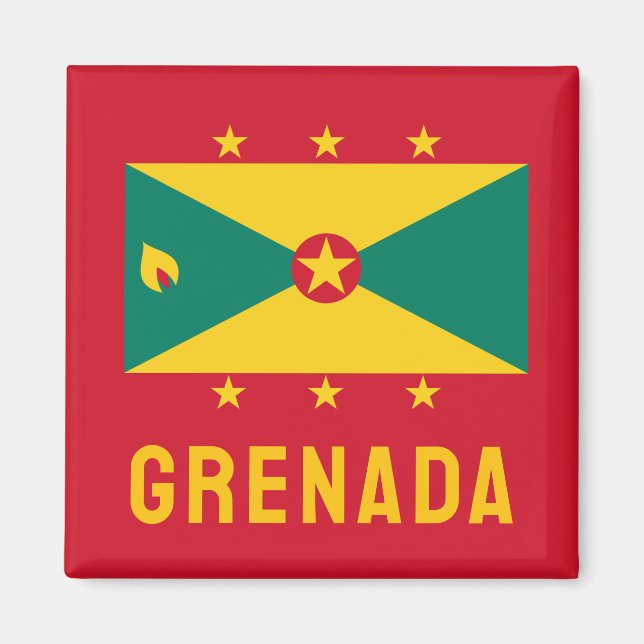 Imán Bandera de Granada (Frente)