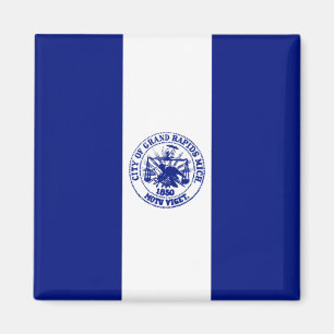 Imán Bandera de Grand Rapids (Michigan City)