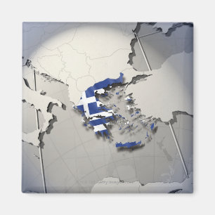 Imán Bandera de Grecia