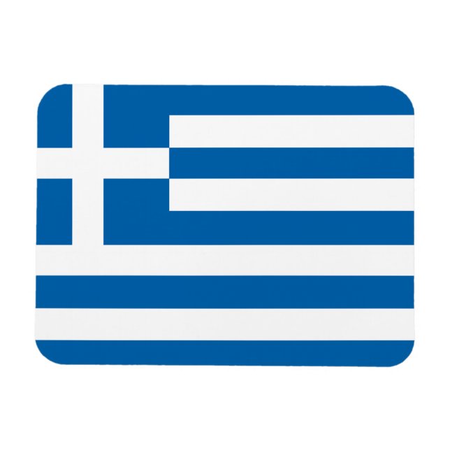 Imán Bandera de Grecia (Horizontal)