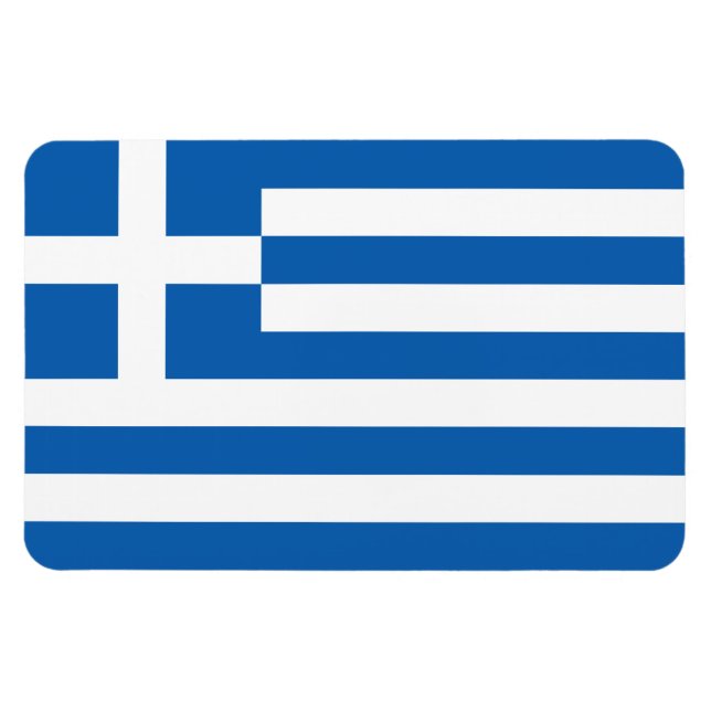 Imán Bandera de Grecia (Horizontal)