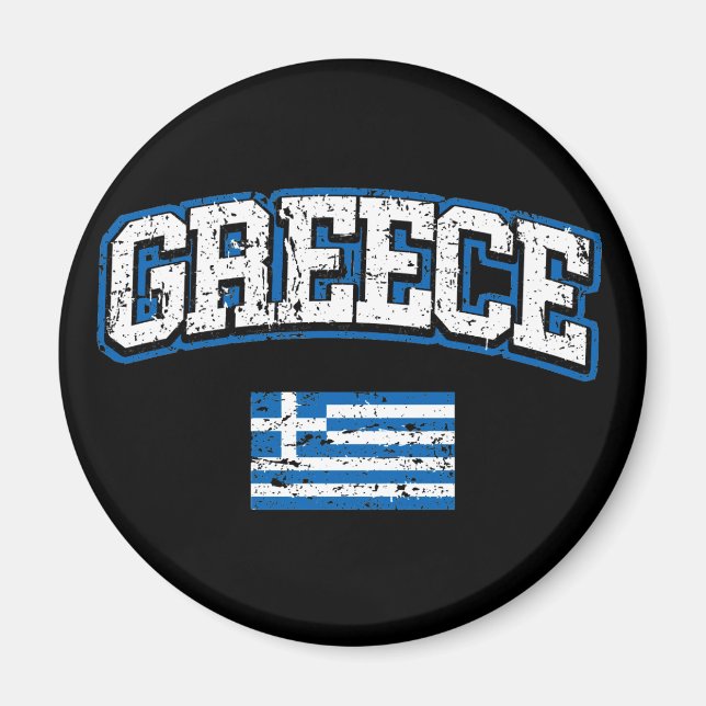 Imán Bandera de Grecia (Frente)