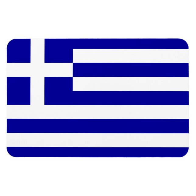 Imán Bandera de Grecia (Horizontal)