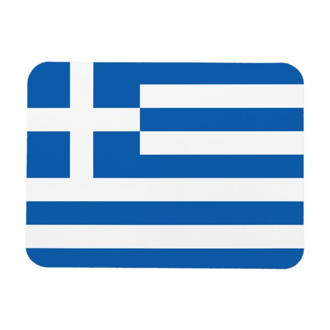 Imán Bandera de Grecia (Horizontal)