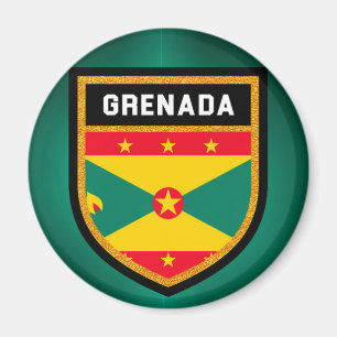 Imán Bandera de Grenada