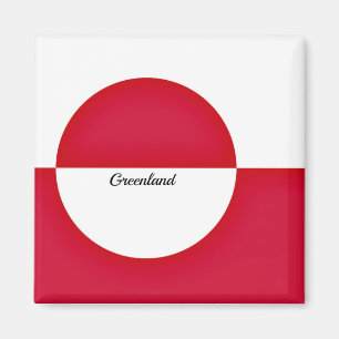 Imán Bandera de Groenlandia