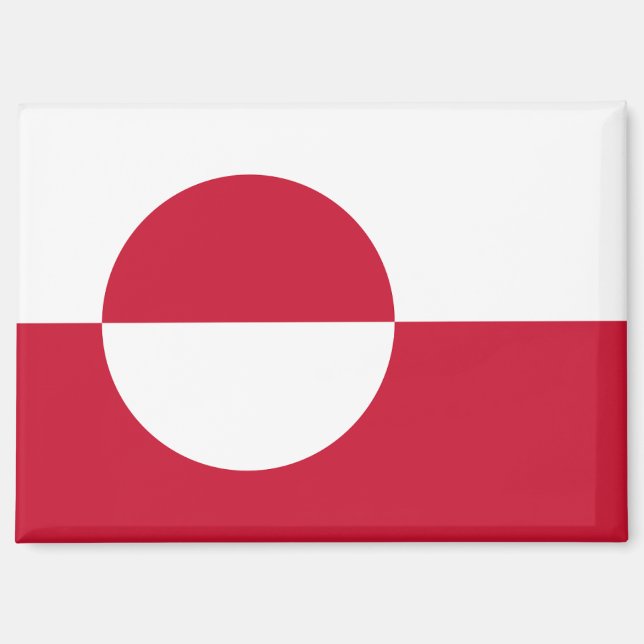 Imán Bandera de Groenlandia (Anverso)