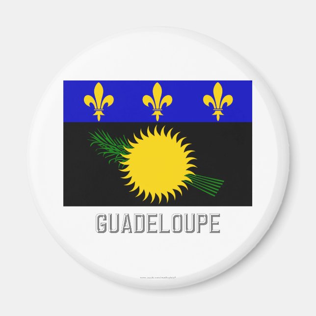 Imán Bandera de Guadalupe con nombre (Frente)