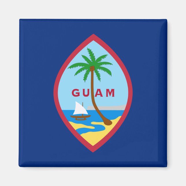 Imán Bandera de Guam (Frente)