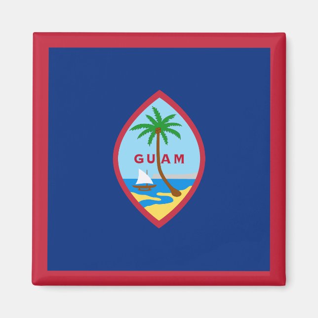 Imán Bandera de Guam (Frente)