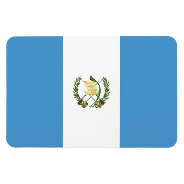 Imán Bandera de Guatemala (Horizontal)
