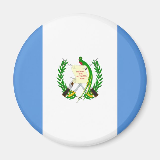 Imán Bandera de Guatemala GT (Frente)