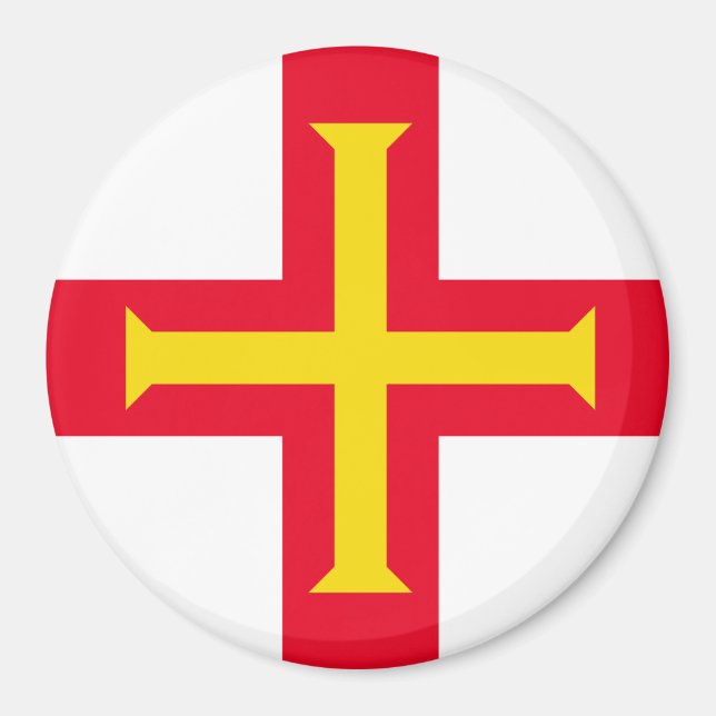 Imán Bandera de Guernesey (Frente)
