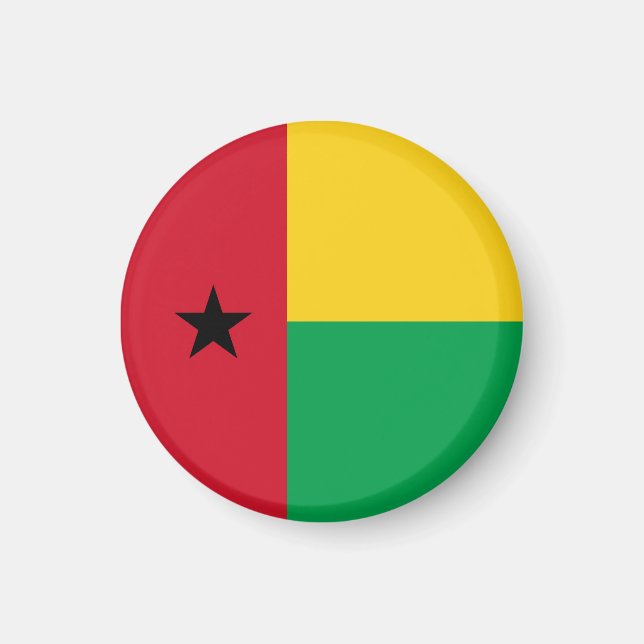 Imán Bandera de Guinea-Bissau (Frente)