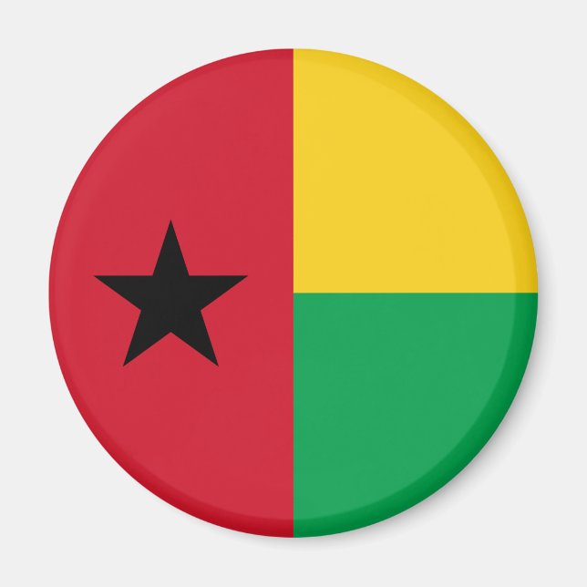 Imán Bandera de Guinea Bissau (Frente)