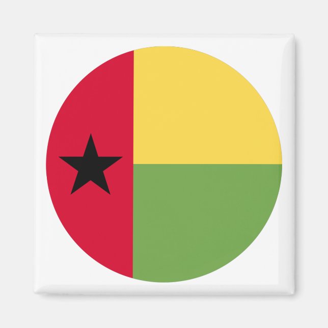 Imán Bandera de Guinea Bissau (Frente)