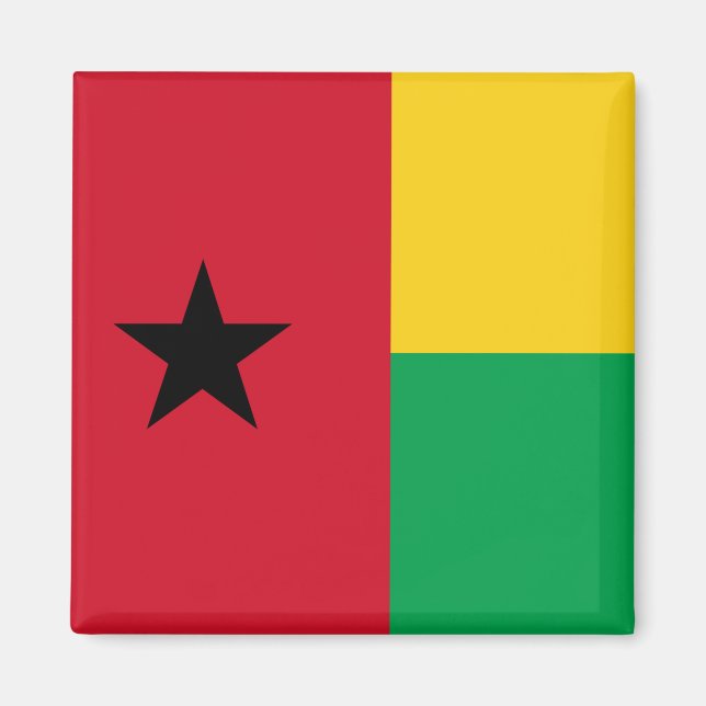 Imán Bandera de Guinea-Bissau (Frente)