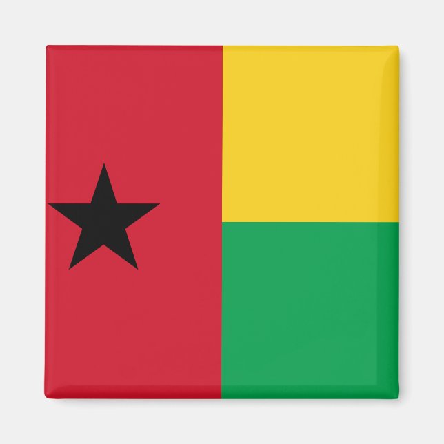 Imán Bandera de Guinea-Bissau (Frente)