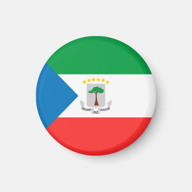 Imán Bandera de Guinea Ecuatorial (Frente)
