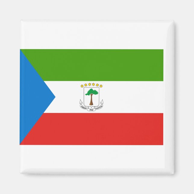Imán Bandera de Guinea Ecuatorial (Frente)
