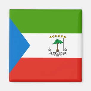 Imán Bandera de Guinea Ecuatorial