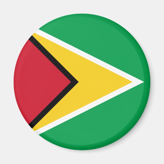 Imán Bandera de Guyana (Frente)