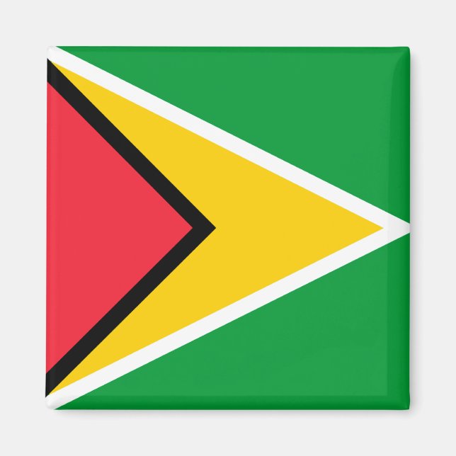 Imán Bandera de Guyana (Frente)