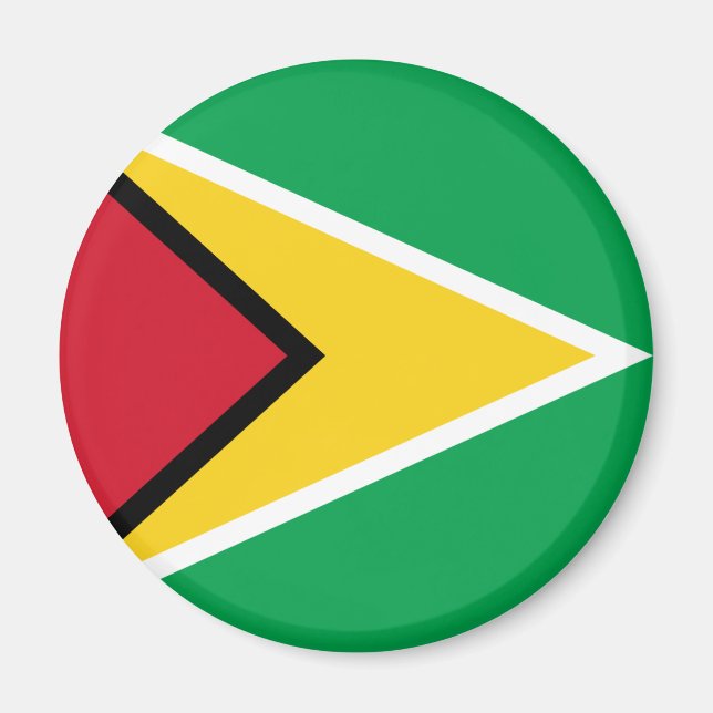 Imán Bandera de Guyana  (Frente)