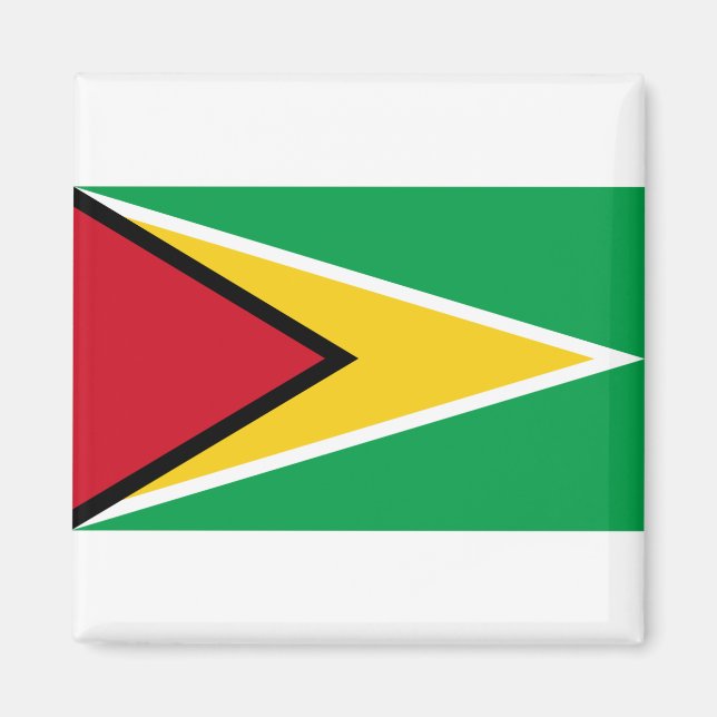 Imán Bandera de Guyana (Frente)