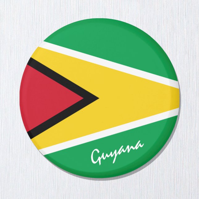Imán Bandera de Guyana y Sudamérica - hinchas de viajes (Subido por el creador)