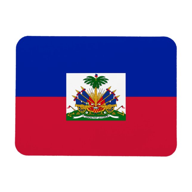 Imán Bandera de Haití (Horizontal)