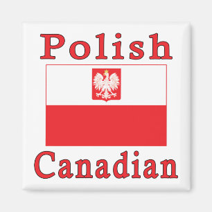 Imán Bandera de Halcón de Canadá en Polonia