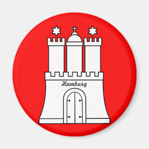 Imán Bandera de Hamburgo