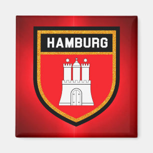 Imán Bandera de Hamburgo